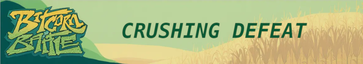 crushing defeat